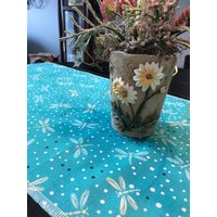 36 cm X 107 Libellen Tischläufer. Libelle Blau Grünes Overlay. Wohnküche Terrassen Schlafzimmer Wohnzimmer. Blau Grün. Geschenk Geburtstag von ReidBabyBlankets