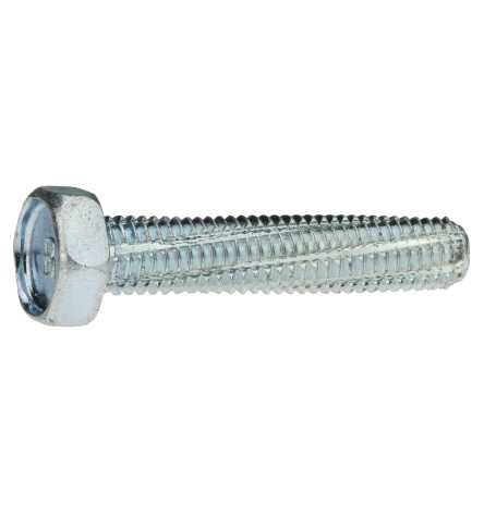 Reidl Gewinde Schneidschrauben 6 x 16 mm DIN 7513 Stahl galv. verzinkt farblos 10 Stück von Reidl