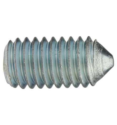 Reidl Gewindestifte mit Innensechskant und Spitze 3 x 8 mm DIN 914 45 H galv. verzinkt farblos 50 Stück Reidl Gewindestifte mit Innensechskant und Spitze 3 x 8 mm DIN 914 45 H galv. verzinkt farblos 50 Stück von Reidl