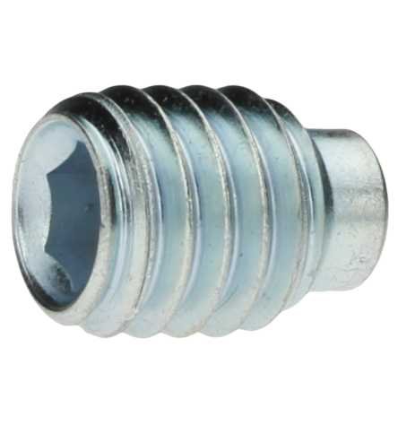 Reidl Gewindestifte mit Innensechskant und Zapfen 6 x 8 mm DIN 915 45 H galv. verzinkt farblos 10 Stück von Reidl