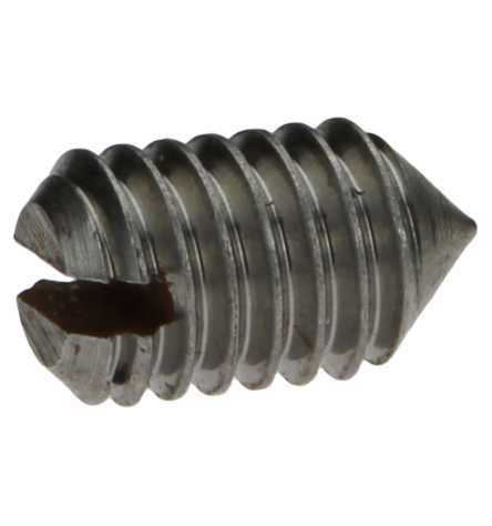 Reidl Gewindestifte mit Schlitz/Spitze 1,6 x 2 mm DIN 553 14 H blank 100 Stück von Reidl