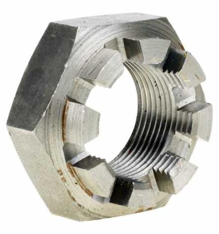 Reidl Kronenmuttern niedrige Form M 16 DIN 979 A2 blank 5 Stück von REIDL FASTENER