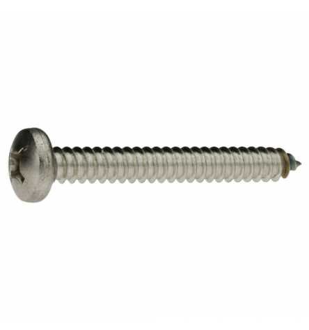 Reidl Linsenkopf Blechschrauben 3,5 x 60 mm DIN 7981 A2 blank 100 Stück von Reidl