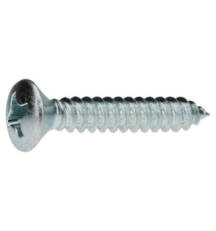 Reidl Linsensenkkopf Blechschrauben 2,9 x 13 mm DIN 7983 Stahl galv. verzinkt farblos 100 Stück von Reidl