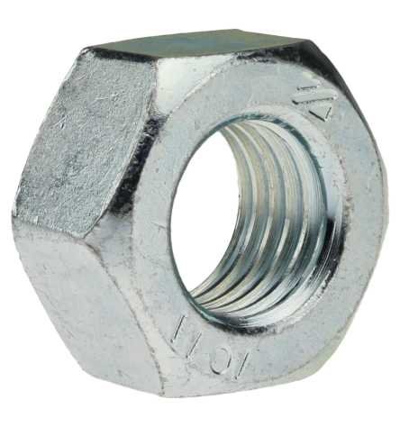 Reidl Sechskantmuttern M 12 x 1,5 mm DIN 934 10 galv. verzinkt farblos 10 Stück von Reidl