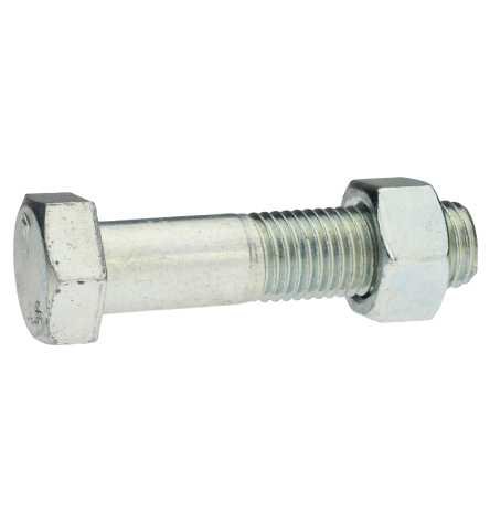 Reidl Sechskantschrauben mit Mutter 14 x 90 mm DIN 601 4.6 galv. verzinkt farblos 10 Stück Reidl Sechskantschrauben mit Mutter 14 x 90 mm DIN 601 4.6 galv. verzinkt farblos 10 Stück von REIDL FASTENER