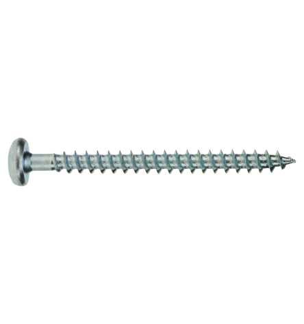 Reidl Torx Spanplattenschrauben mit Halbrundkopf 5 x 60 mm Stahl galv. verzinkt farblos 200 Stück von Reidl
