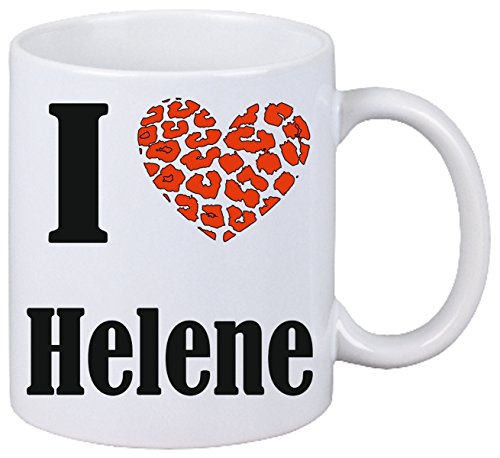 Kaffeetasse Helene Motiv Nr. 05 Tasse Teetasse Keramik Höhe 9,5cm ⌀ 8cm in Weiß von Reifen-Markt