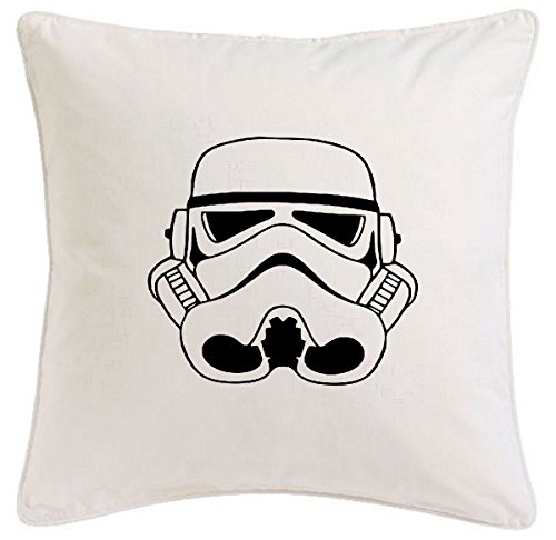 Kissenbezug 40x40cm Stormtrooper Star Wars Jedi Joda Luke Darth Vader aus Mikrofaser geschmackvolle Dekoration für jedes Wohnzimmer oder Schlafzimmer von Reifen-Markt