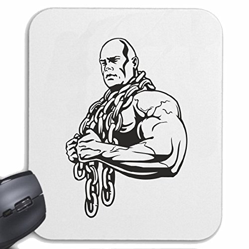 Mousepad California Hot Rod Classic Vintage Hot Rod Auto Uns mucle Auto V8 Route 66 USA Amerika für Ihren Laptop, Notebook oder PC Internet. (mit Windows, Linux, etc.) in weiß von Reifen-Markt