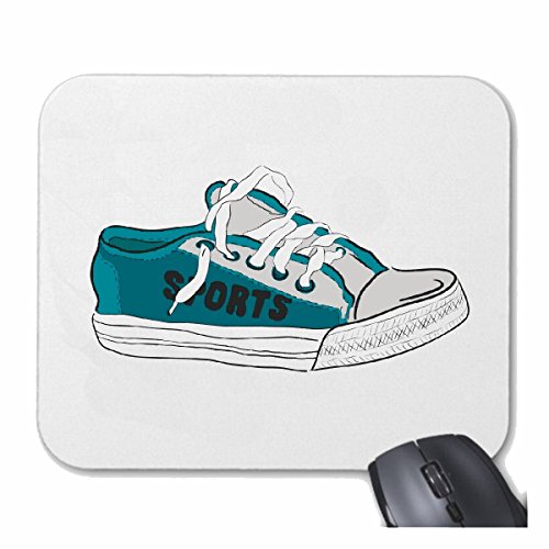 Mousepad "Rock 'n' Roller Disco-Musik Skate Roller Skater Skates Gitarre Techno Jazz Funky Soul Trance Festival House HipHop Hip Hop DJ" für Ihren Laptop, Notebook oder PC Internet.. (mit Windows, Linux, etc.) in weiß von Reifen-Markt