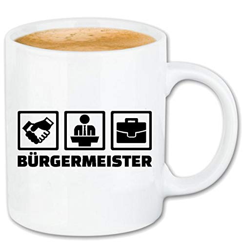 Reifen-Markt Kaffeetasse BÜRGERMEISTER - BÜRGERMEISTERWAHL - BÜRGERMEISTERKANDIDAT - RATHAUS - ORTSVORSTEHER Keramik 330 ml in Weiß Reifen-Markt Kaffeetasse BÜRGERMEISTER - BÜRGERMEISTERWAHL - BÜRGERMEISTERKANDIDAT - RATHAUS - ORTSVORSTEHER Keramik 330 ml in Weiß von Reifen-Markt