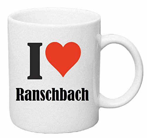 Reifen-Markt Kaffeetasse I Love Ranschbach Keramik Höhe 9,5cm ? 8cm in Weiß Reifen-Markt Kaffeetasse I Love Ranschbach Keramik Höhe 9,5cm ? 8cm in Weiß von Reifen-Markt