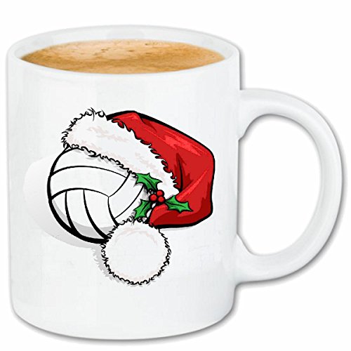 Reifen-Markt Kaffeetasse MERRY CHRISTMAS VOLLEYBALL VÖLKERBALL WEIHNACHTEN GESCHENK WEIHNACHTSMANN FOOTBALL MANNSCHAFT LIFESTYLE FASHION STREET WEAR HIPHOP LEGENDARY von Reifen-Markt