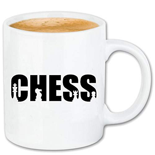 Reifen-Markt Kaffeetasse SCHACH - CHESS - BAUER - SCHACHMATT - KÖNIGIN Keramik 330 ml in Weiß Reifen-Markt Kaffeetasse SCHACH - CHESS - BAUER - SCHACHMATT - KÖNIGIN Keramik 330 ml in Weiß von Reifen-Markt
