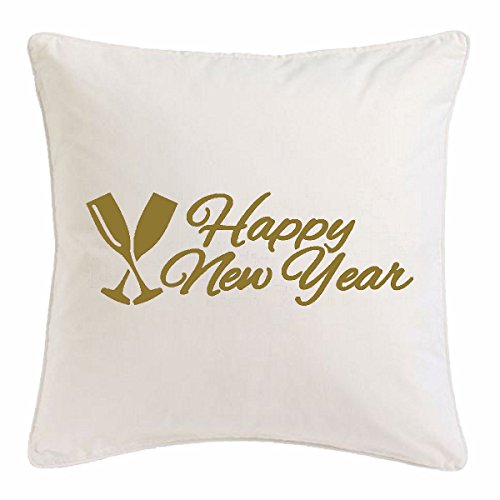 Reifen-Markt Kissenbezug 40x40cm Happy New Year - Silvester - NEUJAHR - JAHRESWECHSEL - SILVESTERPARTY aus Mikrofaser in Weiß Reifen-Markt Kissenbezug 40x40cm Happy New Year - Silvester - NEUJAHR - JAHRESWECHSEL - SILVESTERPARTY aus Mikrofaser in Weiß von Reifen-Markt
