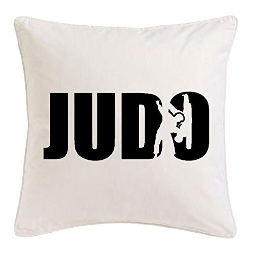 Reifen-Markt Kissenbezug 40x40cm Judo - Kampfsport - JUDOANZUG - Ringen - JUDOUNTERRICHT aus Mikrofaser in Weiß von Reifen-Markt