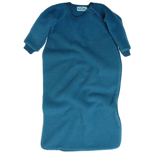Reiff - Fleeceschlafsack mit Arm 74/80 in pazifik - erstellt von Wollbody® von Reiff