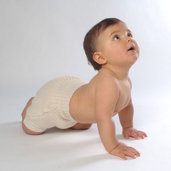 Reiff Gestrickte doppelte Natur Windelhose von Reiff