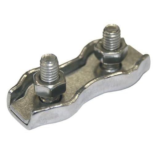 Drahtseilklemme Duplex für Ø 3 mm Drahtseil Edelstahl V4A Seilklemme Stahlseilklemme Bügelklemme Bügelseilklemme Seil Edelstahlseil Drahtseile Stahlseil Geländerseil Rankhilfe VA A4 AISI316 AISI ... Drahtseilklemme Duplex für Ø 3 mm Drahtseil Edelstahl V4A Seilklemme Stahlseilklemme Bügelklemme Bügelseilklemme Seil Edelstahlseil Drahtseile Stahlseil Geländerseil Rankhilfe VA A4 AISI316 AISI ... von Reinartz