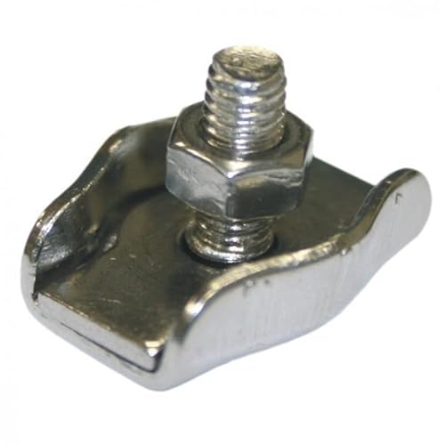Drahtseilklemme Simplex für Ø 2 mm Drahtseil Edelstahl V4A Seilklemme Stahlseilklemme Bügelklemme Bügelseilklemme Seil Edelstahlseil Drahtseile Stahlseil Geländerseil Rankhilfe VA A4 AISI316 AISI ... Drahtseilklemme Simplex für Ø 2 mm Drahtseil Edelstahl V4A Seilklemme Stahlseilklemme Bügelklemme Bügelseilklemme Seil Edelstahlseil Drahtseile Stahlseil Geländerseil Rankhilfe VA A4 AISI316 AISI ... von Reinartz