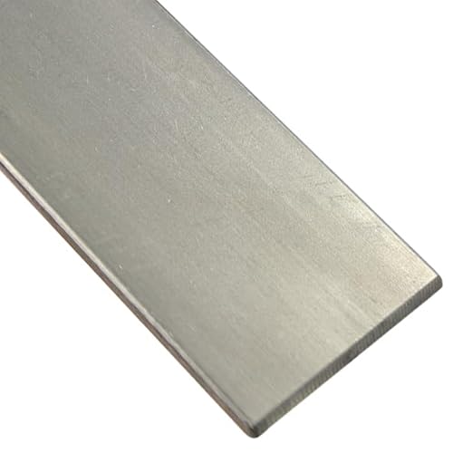 Flachstahl 30 x 4 mm ungeschliffen, Länge 1450 mm Edelstahl V2A 1.4301 VA A2 Flach Flachprofil Flachmaterial ungeschliffen 1 Stück von Reinartz