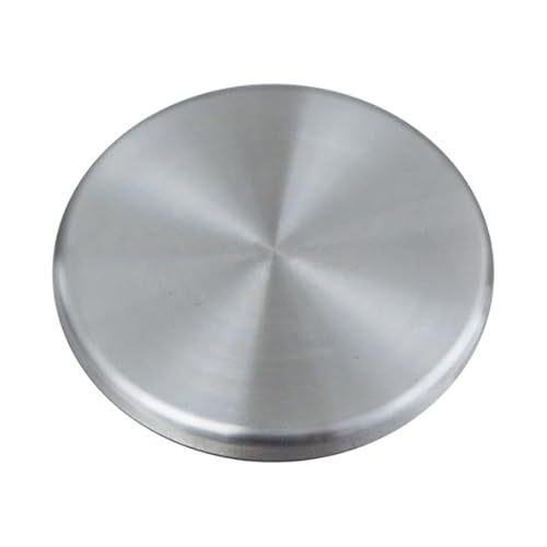 Ronden gedreht Ø 42,4mm mit Radius Edelstahl V2A Runde Edelstahlplatte Endkappe Deckel Flansch Edelstahlkappe Ronde Ankerplatte Rohrstopfen Platte Blech Rund Rohrverschlussstopfen Geländer VA A2 ... von Reinartz