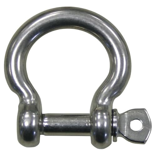 Schäkel geschweifte Form Ø 8 mm Edelstahl V4A 1 Stück A4 Drehschäkel Rundschäkel D-Schäkel Verbinder Seil Drahtseil Schäkel geschweifte Form Ø 8 mm Edelstahl V4A 1 Stück A4 Drehschäkel Rundschäkel D-Schäkel Verbinder Seil Drahtseil von Reinartz