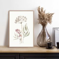 Reinders Bild mit Rahmen "Aqua Flowers" von Reinders!