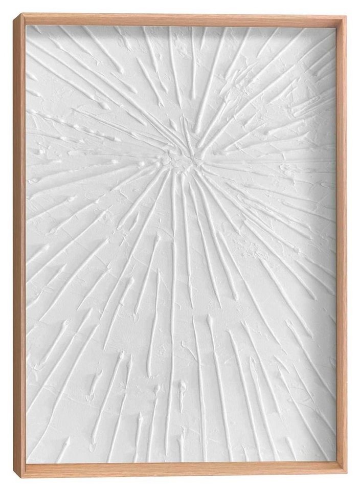 Reinders! Bild mit Rahmen Gerahmtes Bild CRAFT ART WOOD, Weiß, B 30 cm, (1 St) von Reinders!