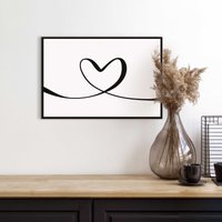 Reinders Bild mit Rahmen "Heart Lines" von Reinders!