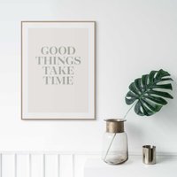 Reinders Bild mit Rahmen "Take Your Time" von Reinders!