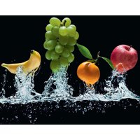 Reinders Glasbild "Frucht Splash Traube" von Reinders!