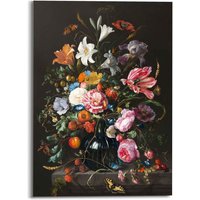 Reinders Glasbild "Glasbild Stilleben mit Blumen Mauritshuis - Alte Meister", Blumen, (1 St.) von Reinders!
