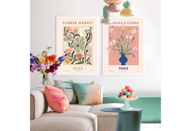 Reinders! Bild mit Rahmen Blumen, (Set) von Reinders!