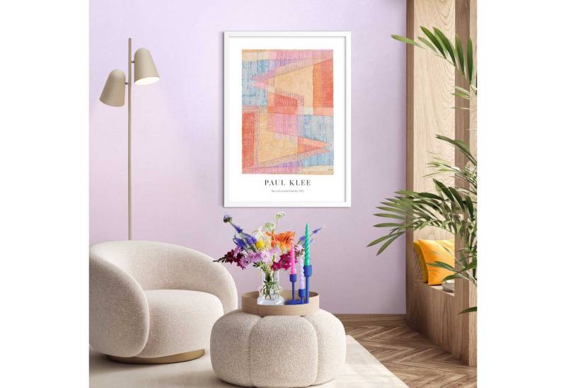 Reinders! Bild mit Rahmen Paul Klee Triangles von Reinders!
