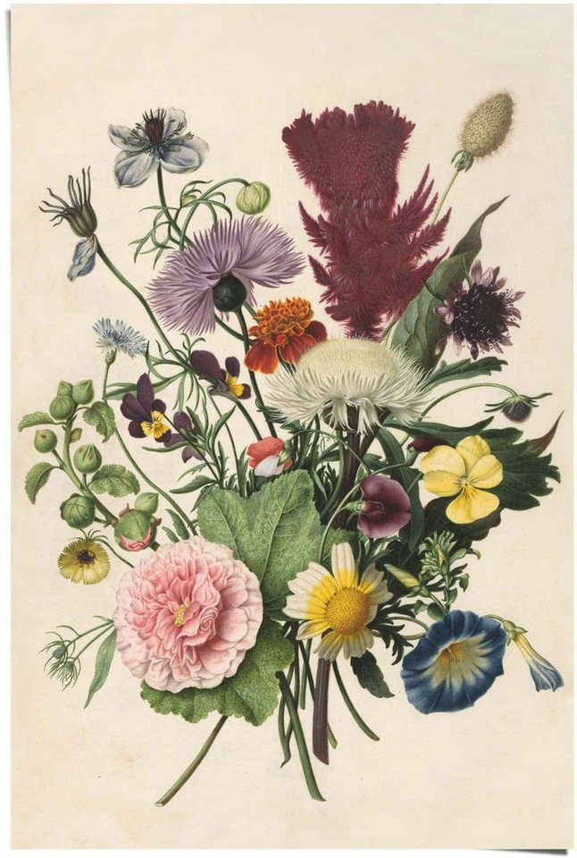 Reinders! Poster Blumenstrauß Stilleben - Blumen - Rijksmuseum, (1 St) von Reinders!
