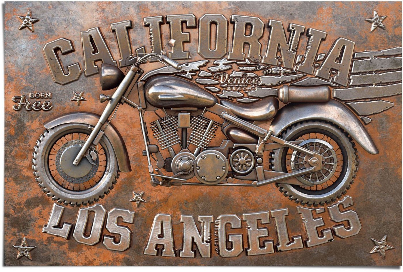Reinders! Poster Born Free Bikers, (1 St) von Reinders!