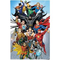 Reinders Poster "DC Comics Helden Superman Wonderwoman Flash Batman", (1 St.) von Reinders!