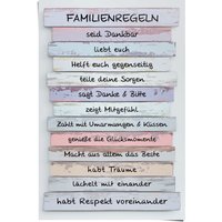Reinders Poster "Familienregeln", (1 St.) von Reinders!