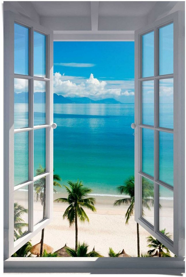 Reinders! Poster Fenster zum Strand, (1 St) von Reinders!