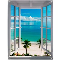 Reinders Poster "Fenster zum Strand" von Reinders!