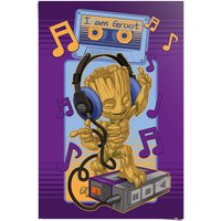 Reinders Poster "Guardians of the Galaxy - groot cassette" von Reinders!