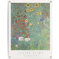 Reinders Poster "Gustav Klimt - Sonnenblumen", Outdoor für Garten oder Balkon von Reinders!