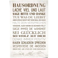 Reinders Poster "Hausordnung" von Reinders!