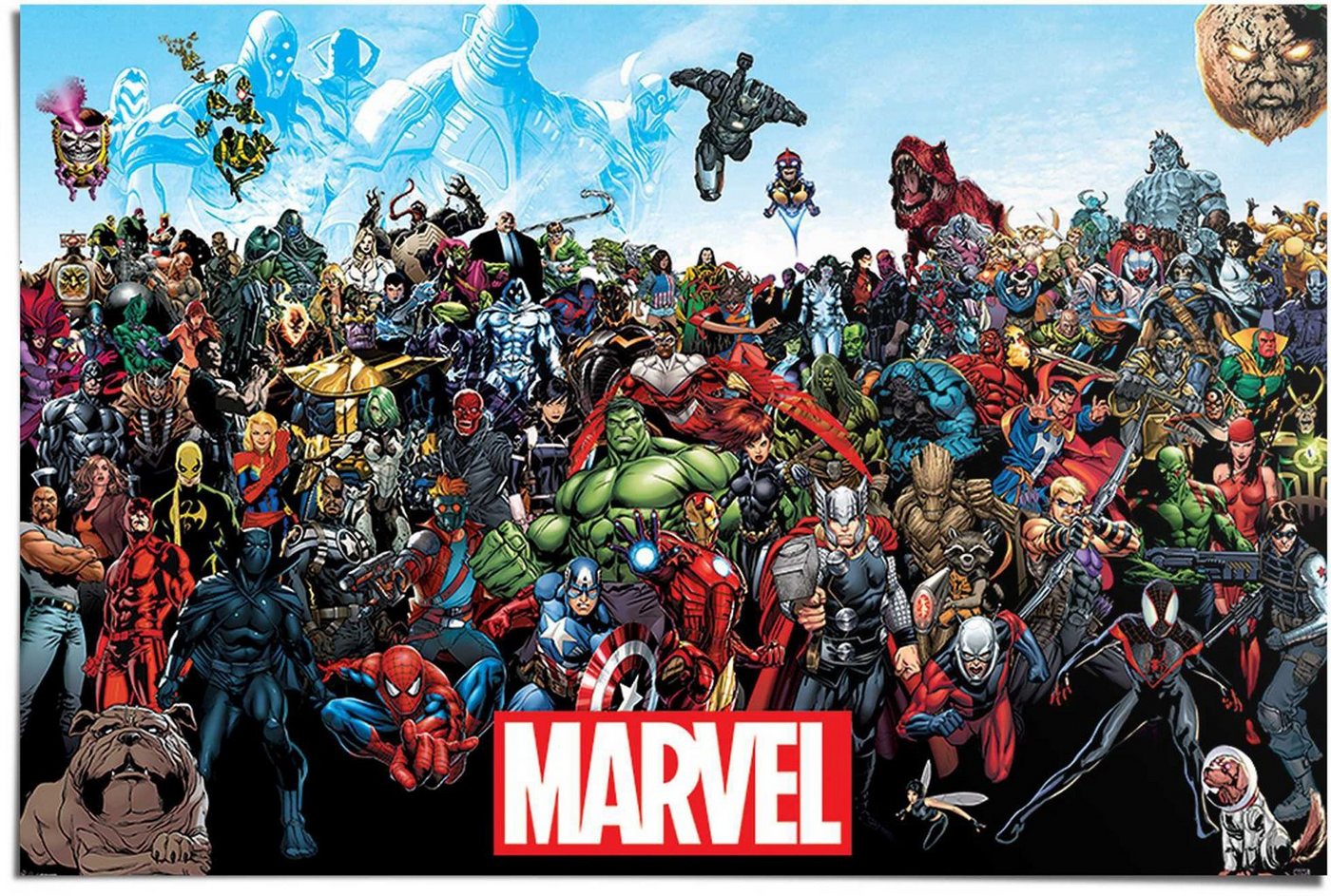 Reinders! Poster Marvel Universe, (1 St) von Reinders!