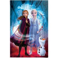 Reinders Poster "Poster Frozen 2 Anna - Elsa - Olaf - Disney", Film, (1 St.) von Reinders!