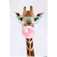 Reinders Poster "Poster Funky Giraffe", Giraffen, (1 St.) von Reinders!