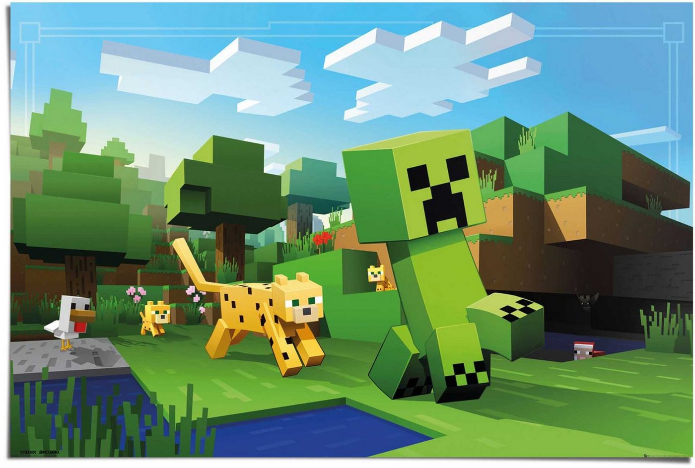 Reinders! Poster Poster Minecraft, Spiele (1 St) von Reinders!