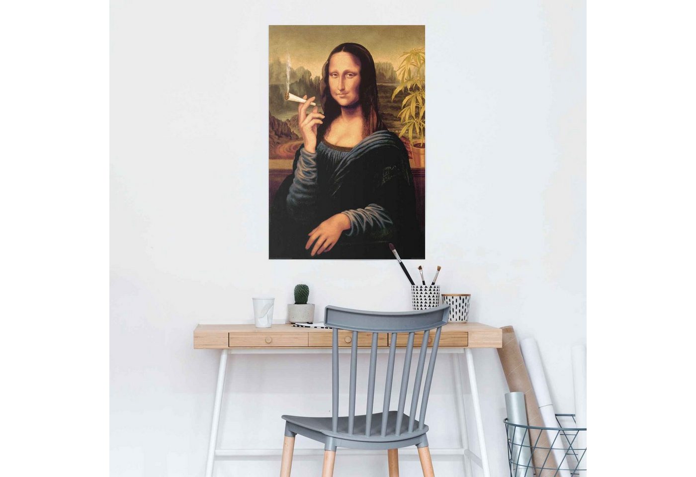 Reinders! Poster Poster Mona Lisa joint, Menschen (1 St) von Reinders!